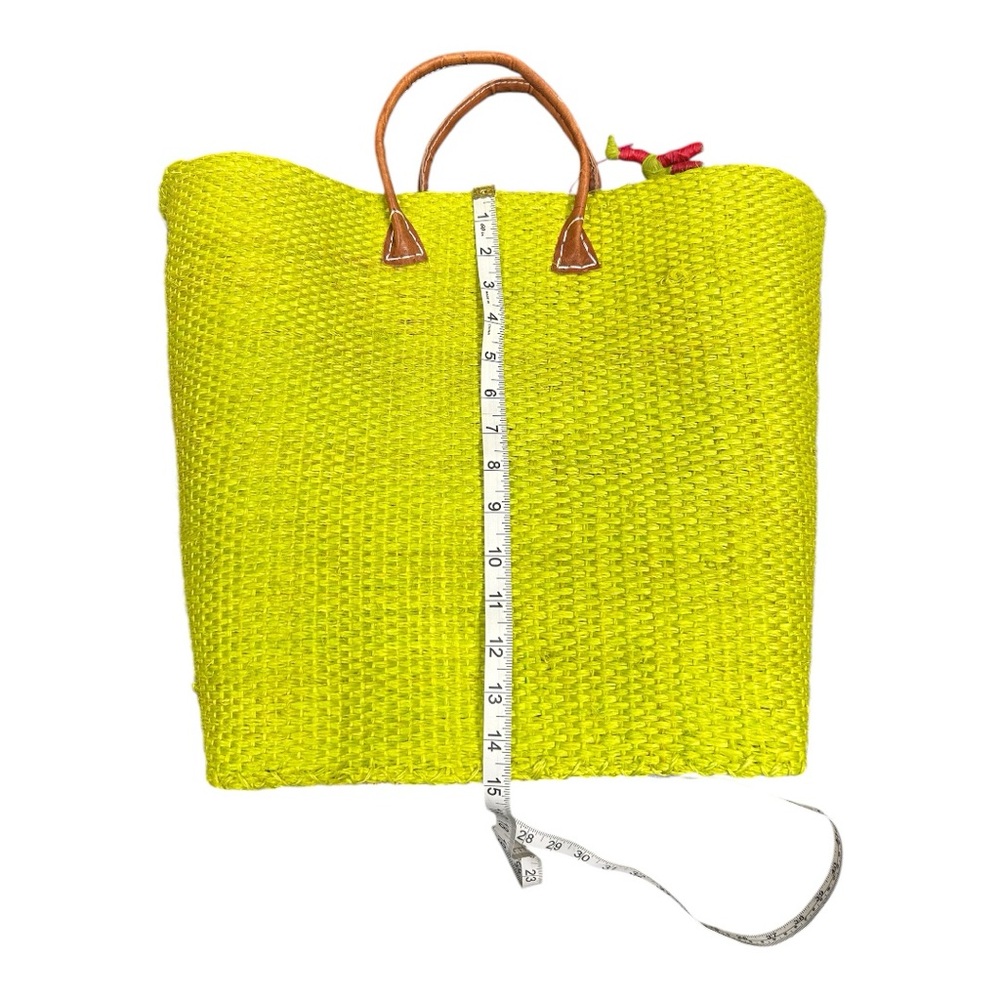 Le Comptoir De La Plage Woven Sunburst Basket Beach Tote - Picture 3 of 8